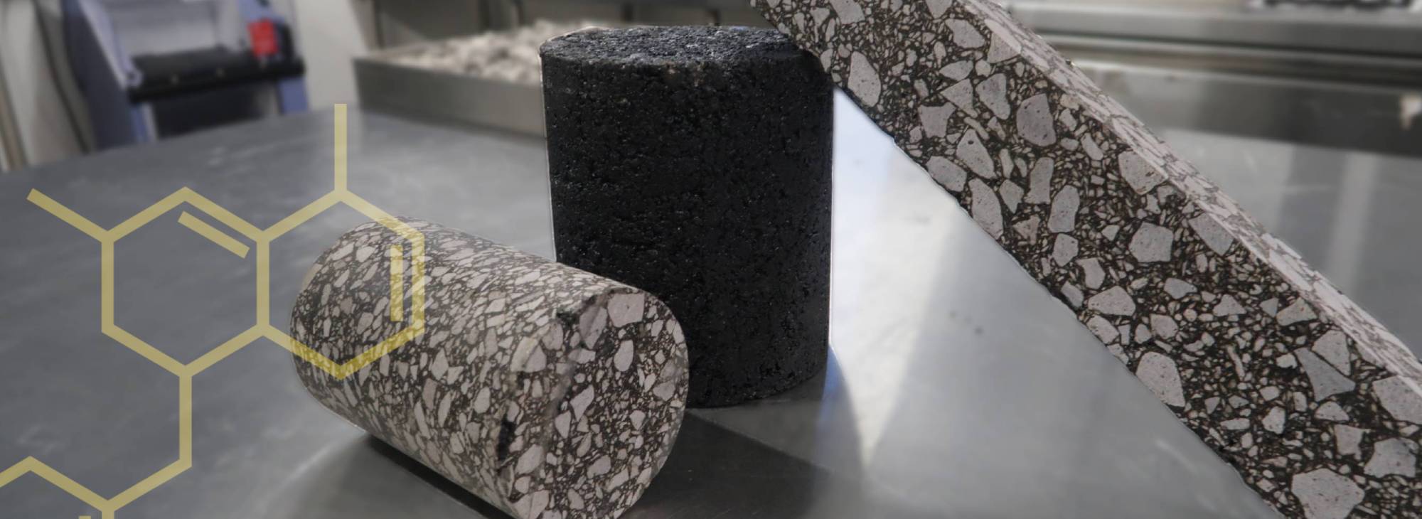 Muestras de pastillas de mezcla