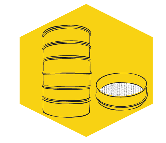 imagen ilustrativa de agregados petreos